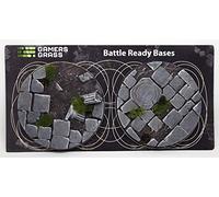 Gamers Grass Battle Ready Bases : Temple Bases, Round 60 mm (x2) GGB-TR60