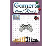 Gamers Word Search Puzzle Book: Word Search Book for Gaming Enthusiasts | Word Search Book with Easy to Read Print about Board and Computer Games and ... Gifts for Holidays, Vacations and Play Times!