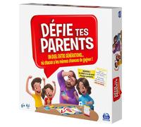 Jeu de société - SPIN MASTER - DÉFIE TES PARENTS - Questions & Défis Amusants - 6062195