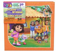 Games, Dora, Puzzles magnétiques de voyage 3 en 1, 25 pièces, puzzle pour enfants avec pièces magnétiques, jouets pour filles et garçons d'âge préscolaire, à partir de 3 ans