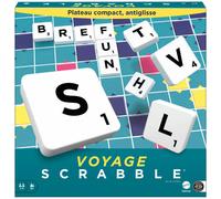 Games Mattel - Scrabble Voyage - Jeu De Société - 10 Ans Et +