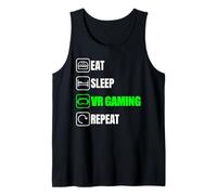 Games Repeat pc Gaming Jeux vidéo Lunettes VR Headset Gamer Débardeur