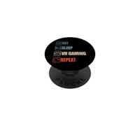 Games Repeat pc Gaming Jeux vidéo Lunettes VR Headset Gamer PopSockets PopGrip Adhésif