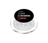 Games Repeat pc Gaming Jeux vidéo Lunettes VR Headset Gamer PopSockets PopGrip pour MagSafe
