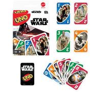 Games UNO Star Wars Jeu de cartes avec 112 cartes pour les joueurs à partir de 7 ans