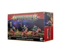 Games Workshop – Figurine 88-18 – Warhammer AoS Seraphon Aggradons – 3 figurines, 95 pièces – Noir