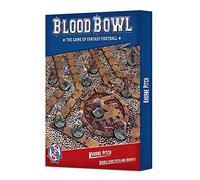 Games Workshop Blood Bowl - Seconde Saison : Khorne Double-Sided Pitch and Dugouts Set (en)