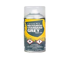 Games Workshop Citadel Bombe sous-couche - Aérosol Mechanicus Standard Grey, 400 ml (Lot de 1)