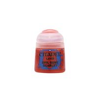 Games Workshop Citadel Pot de Peinture - Layer Evil Sunz Scarlet, Noir