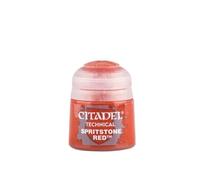 Games Workshop Technical Spiritstone Red peinture acrylique Rouge Pot 12 ml - Peintures acryliques (Rouge, Pot, Spiritstone Red, Métal, Plastique, 12 ml) Rouge