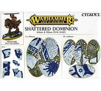 Games Workshop Dominion Shattered Bases ovales 60 mm et 90 mm