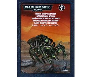 Games Workshop- Figurine « Warhammer 40K » Necron Canoptek Spyder, 99120110022, Black