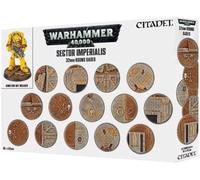 Games Workshop Socles ronds Sector Imperialis 32 mm Noir 60 pièces