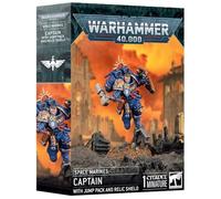 Games Workshop - Warhammer 40 000 - Space Marine : Capitaine avec Pack de Saut et Bouclier Relique