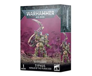 Games Workshop Warhammer 40k - Death Guard Typhus : Typhus - Héraut du Dieu de la Peste 99120102076 Noir