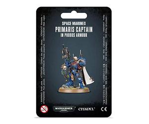 Games Workshop Warhammer 40k - Space Marine Primaris Captain in Phobos Armour 99070101047 Noir