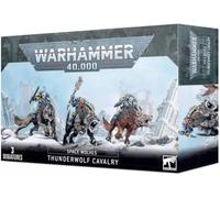 Games Workshop Warhammer 40k - Space Wolves Thunderwolf Cavalry 99120101091 Noir