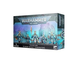 Games Workshop Warhammer 40k - Thousand Sons Scarab Occult Terminators 99120102066 Noir