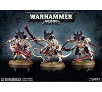 Games Workshop Warhammer 40k - Tyranids Warriors Noir, Taille Unique