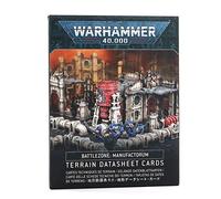 Games Workshop Warhammer 40k - Zone de Bataille Manufactorum : Cartes Techniques de Terrain (FR) 01050199040 Noir