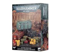Games Workshop Warhammer 40k - Zone de Bataille Manufactorum : Munitorum Armoured Containers 99120199092 Noir