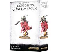 Games Workshop Warhammer AoS - Gloomspite Gitz Loonboss sur Giant Cave Squig 99120209057 Noir