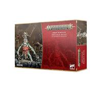 Games Workshop Warhammer AoS - Orruk Warclans Boss Bestiaire sur Troggoth Fangebrute, Noir