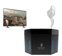 GameScent Atomiseur de parfum de jeu automatisé, libère automatiquement les parfums associés aux événements du jeu (coups de feu, explosions, course, forêt, océan, parfums d'air clair inclus.