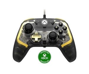 GameSir Kaleid Flux Xbox Controller - Manette de jeu sous licence officielle pour Xbox Series X|S, Xbox One & Windows & Steam, manette de jeu vidéo filaire avec gâchette/manette à effet Hall