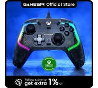 GameSir Kaleid Flux Manette filaire RGB - Fumée transparente