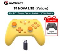 Gamesir Manettes Pc Switch 2 Contrôleur Nova Lite Controle Hall Joystick Efficace Pour Nintendo Switch Steam Téléphone Android Ios-Yellow