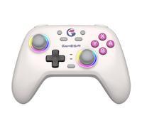 GameSir Nova Wireless Switch Pro Controller pour Switch/Lite/OLED, manettes de jeu à effet Hall, LED RGB, rechargeable 1200mAh, Turbo, programmable, contrôle de mouvement, fonction de réveil (blanc)