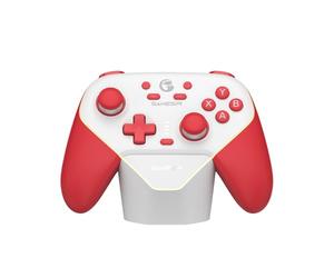 GameSir Super Nova Wireless Controller, Hall Effect Sticks & Triggers, Tri-Mode, 1000Hz Polling, RGB Lighting, Charging Dock, for PC, Switch, iOS, Android (Red)