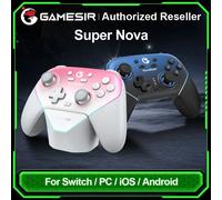 Gamesir Supernova mannette Bluetooth pour jeu PC manette de jeu sans fil pour Nintendo Switch 1 & 2 Android IOS Hall manettes lumière RGB Whipped Pink