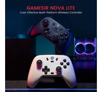 GameSir T4 Nova Lite contrôleur de jeu sans fil pour Switch, Android, IOS, PC et jeux Steam bâton d'effet Hall GST4NL004-2