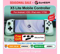 GameSir X5 Lite Type-C Mobile Gaming Controller for iPhone (USB-C), Android & HarmonyOS Phones,Lightweight Design, Hall Effect Sticks, Supports Radiator & Pass-Through Charging (B0F62TVY62)