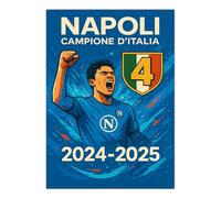 GamesMonkey® - Poster Naples - Champion 4 Scudetto 2024 2025 - Football Victoria Tricolore Ultras - Fabriqué en Italie (C0007-D001 - Affiche - 21 x 30)