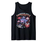 Gamesolotl of The World Diverse Gamer Axolotl Débardeur