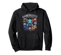 Gamesolotl of The World Diverse Gamer Axolotl Sweat à Capuche