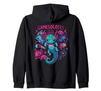 Gamesolotl of The World Diverse Gamer Axolotl Sweat à Capuche