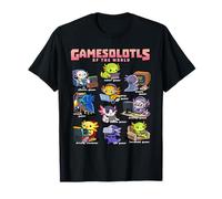 Gamesolotls of The World - Collection Diverse Gamer Axolotl T-Shirt
