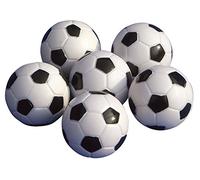 Gamesson - 2058803 - Balles De Table Baby-Foot en Plastique - 32mm - 6 Pièces