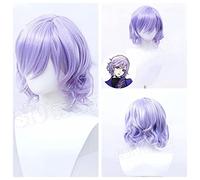 Gametwisted Wonderland Cosplay Epel Felmier Wig Gradient Taro Short Hair Fiber Synthetic Wig