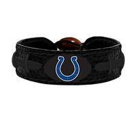 GameWear Bracelet de football unisexe NFL Indianapolis Colts Noir Taille unique