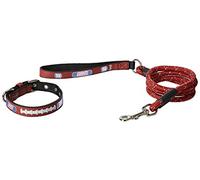 GameWear NFL New York Giants Collier de Football et Laisse de Taille Moyenne Marron Taille S