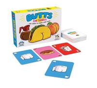 Gamewright Butts on Things Jeu de cartes Silly Butt Art, 2 à 4 joueurs | Soirée de jeu en famille rire, jeu rapide d'environ 10 minutes, règles faciles de correspondance de grille