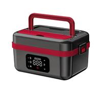 Gamexop 1L Gamelle Chauffante, Rechargeable Lunch Box Chauffante Electrique Chauffe-Repas Auto-Chauffant Boite Repas Isotherme pour le Travail Voyage de Voiture de Bureau Bureau Ecole