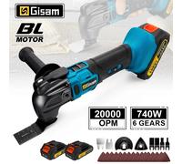 Gami 20000OPM outil oscillant à dégagement rapide sans fil tondeuse multifonction outil électrique Anti-Vibration pour makita broche de batterie 18V No Battery No Plug