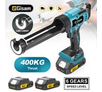 Gami pistolet à colle électrique pistolet à calfeutrage de colle de verre 6 vitesses outil électrique de colle à coudre électrique sans fil pour broches de batterie Makita 18V 1 Battery Set