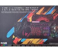 Gaming 4 en 1 Clavier Gamer Souris Micro Casque Tapis de Souris PC PS4 XBOX MAC